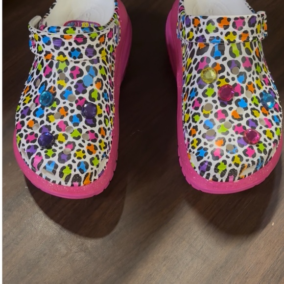 Lisa Frank platform crocs - Picture 1 of 3